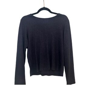 Susan Bristol Women's  Vintage Midnight‎ Blue Long Sleeve Sweater Size Medium